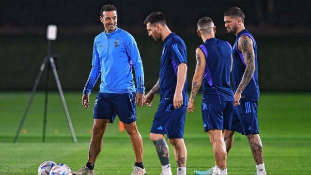 Argentina realizó el último entrenamiento previo al encuentro ante México