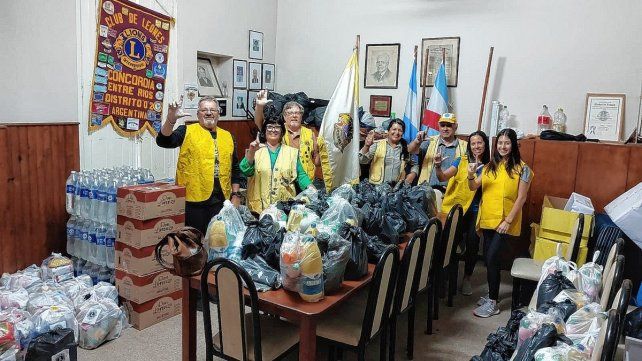 En Concordia realizan tareas solidarias. En Concordia realizan tareas solidarias. 