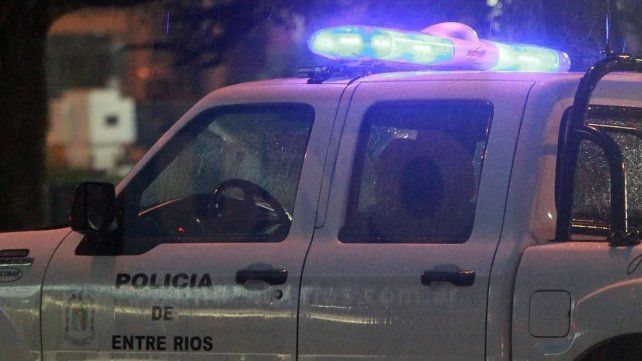 Mujer detenida en Concordia. Mujer detenida en Concordia.