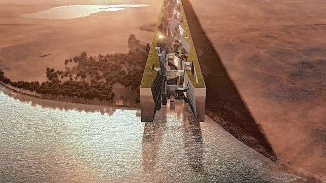 Es el proyecto que impulsa el príncipe heredero de Arabia Saudita, Mohammed ben Salman, The Line (La Línea) un enorme edificio de casi medio kilómetro de altura y dos cuerpos separados por jardines que recorrerá 120 kilómetros del desierto saudita.