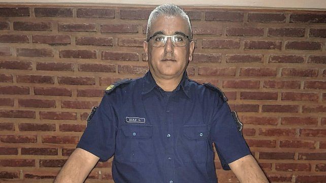 Oscar Díaz es policía y estará de guardia en Año Nuevo
