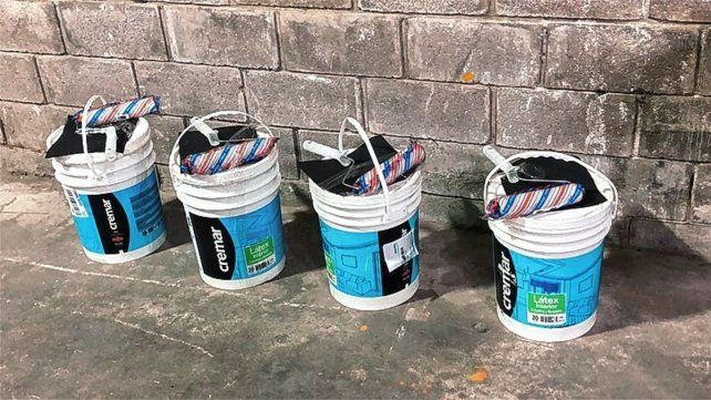 La banda de narcos cuyo jefe cayó en Paraná y luego fue procesado, enviaba cocaína por encomiendas en baldes de pintura.