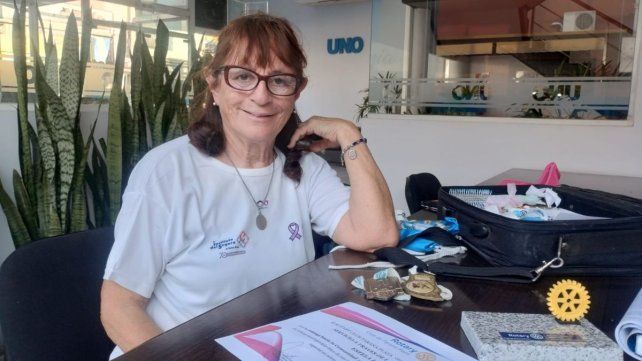La profesora Estela Leguizamón en UNO contando su historia de vida y la labor que lleva adelante. La profesora Estela Leguizamón en UNO contando su historia de vida y la labor que lleva adelante.