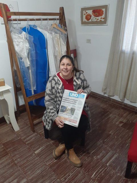 Claudia es diseñadora textil.