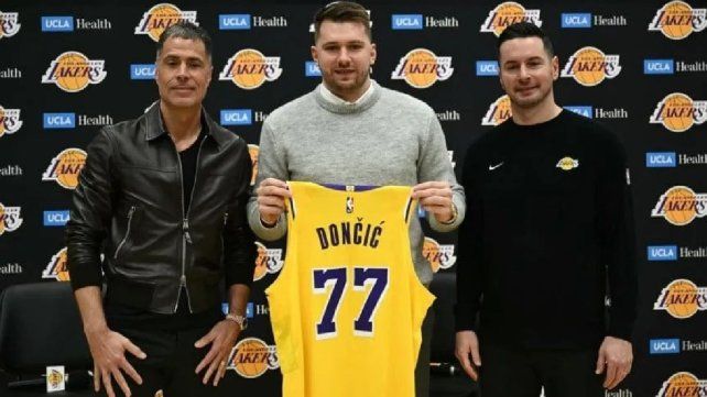 Luka Doncic tuvo su presentación en Los Ángeles Lakers. Luka Doncic tuvo su presentación en Los Ángeles Lakers.