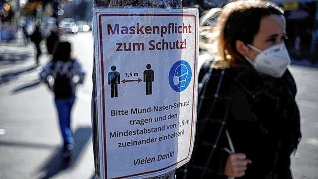 Alemania mantiene niveles récord de contagios de Covid-19.