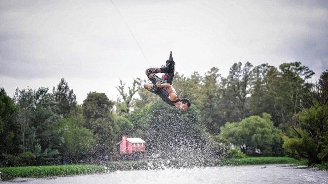 Wakeboard a pleno.