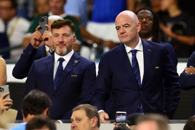 Alejandro Domínguez y Gianni Infantino, juntos durante el Mundial de Clubes 2025. Alejandro Domínguez y Gianni Infantino, juntos durante el Mundial de Clubes 2025.