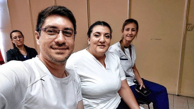 Maximiliano Pérez es enfermero