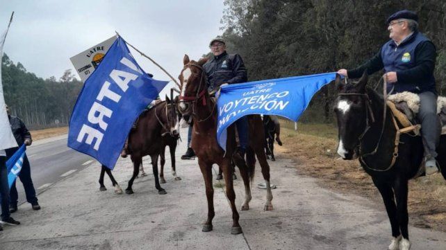 El 22 de julio hubo una movilización en cercanías de Villa Elisa, en el marco de protestas a nivel nacional El 22 de julio hubo una movilización en cercanías de Villa Elisa, en el marco de protestas a nivel nacional