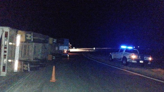 Un nuevo vuelco en ruta 18.