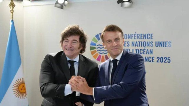 Javier Milei se reunió con Emmanuel Macron en Francia en un encuentro de la ONU Javier Milei se reunió con Emmanuel Macron en Francia en un encuentro de la ONU