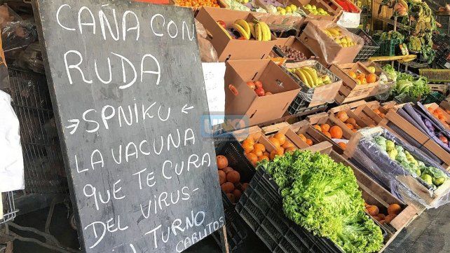 Caña con ruda. Cartel.