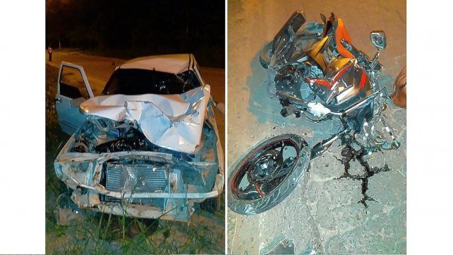El estado de los vehículos tras el accidente en la zona sur de Paraná.