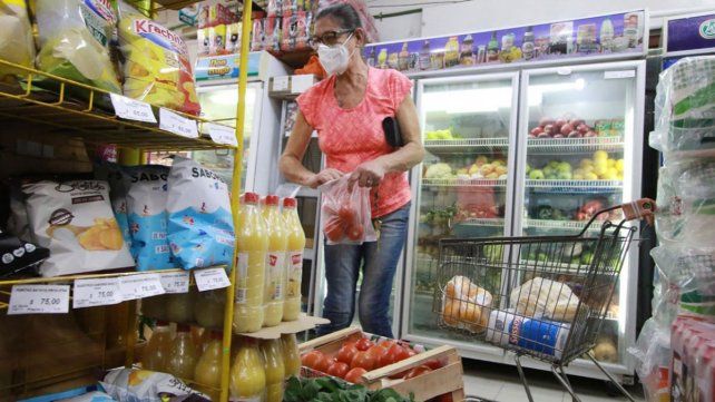 Inflación. Los alimentos son uno de los rubros donde más subieron los precios.