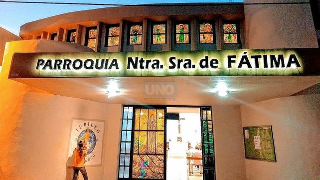 Ubicación. La parroquia de Fátima se encuentra en calle Rondeau 849 (casi Churruarín) de Paraná.