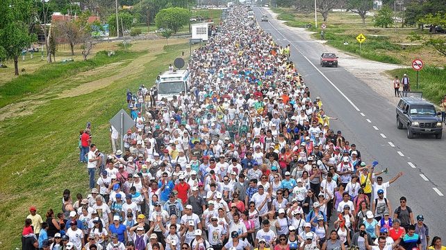 A la ruta. Se esperan miles de peregrinos para caminar con la Mater.