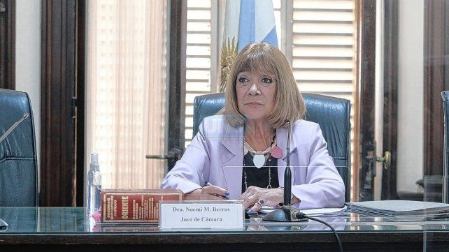 Noemí Berros, presidenta del tribunal que juzga a Marino González por robo de bebés durante la dictadura.