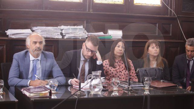 El fiscal general Candioti encabezó la acusación.