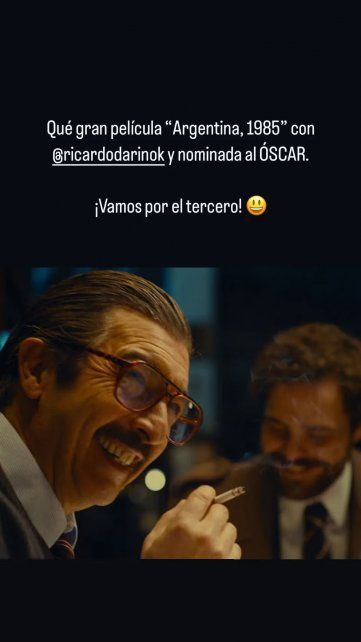 El capitán argentino Lionel Messi aprovechó su día libre para ver la película candidata a llevarse la estatuilla por mejor película internacional