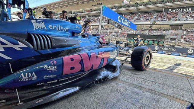 Franco Colapinto quedó último en los ensayos. Franco Colapinto quedó último en los ensayos.