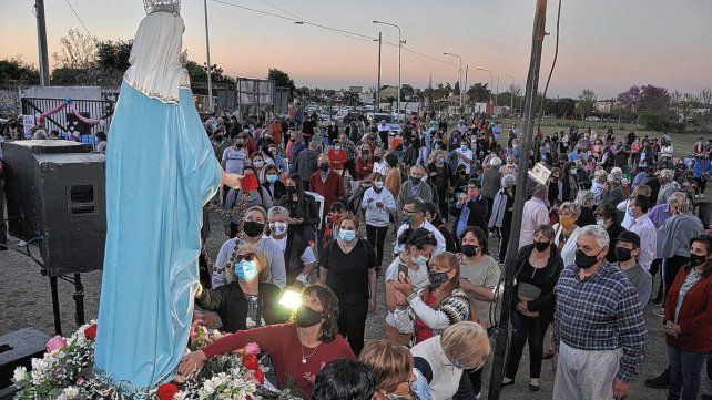 La devoción. Por la Virgen del Rosario se vivirá en San Nicolás y también en el campito de Paraná.