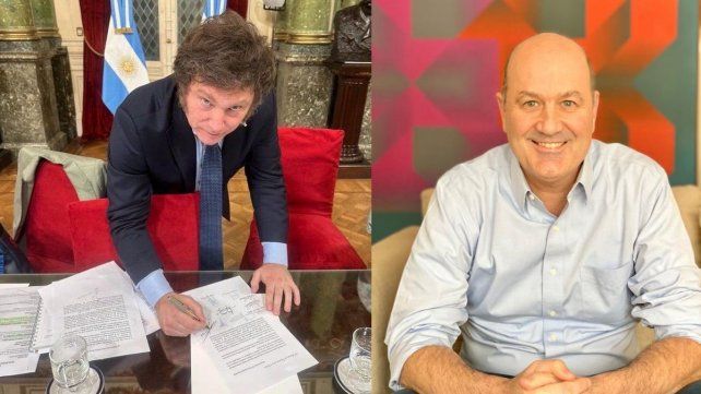 Milei dijo que si se aprueba la Ley Bases hará cambios en el Gabinete.