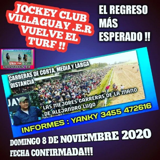 Hay mucha expectativas en el ambiente del turf por el regreso de las reuniones hípicas