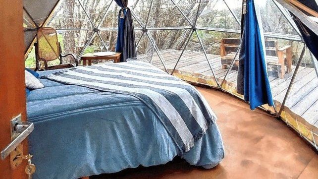 En Gualeguaychú hay un complejo de glamping hace tres años